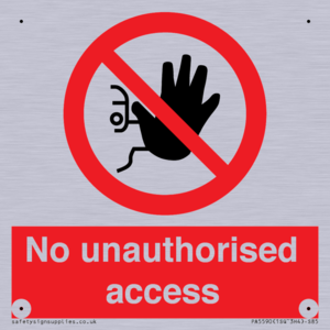 No unauthorised access